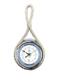 CHROME BRASS CASE TIDE INDICATOR WITH ROPE 2