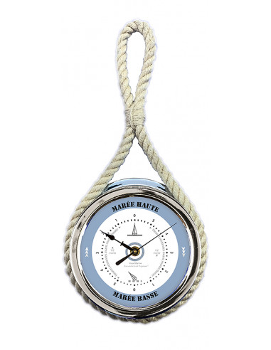 CHROME BRASS CASE TIDE INDICATOR WITH...