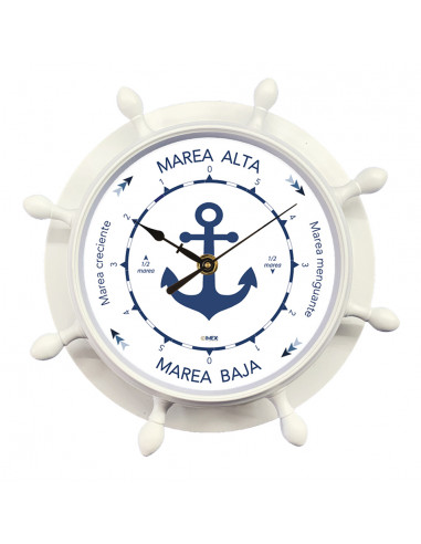 WHITE PAINTED ALUMINUM TIDE INDICATOR...