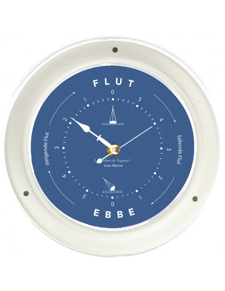 WHITE OR NAVY BLUE PAINTED METAL TIDE INDICATOR