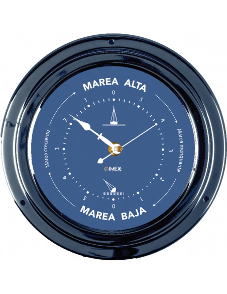 WHITE OR NAVY BLUE PAINTED METAL TIDE INDICATOR