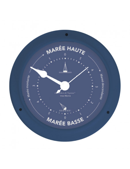 WHITE OR NAVY BLUE PAINTED METAL TIDE INDICATOR