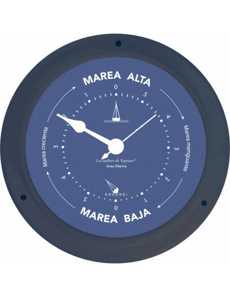 WHITE OR NAVY BLUE PAINTED METAL TIDE INDICATOR