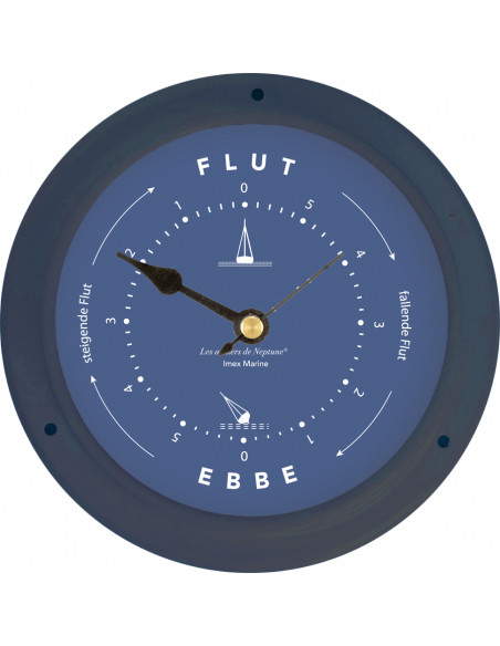 WHITE OR NAVY BLUE PAINTED METAL TIDE INDICATOR