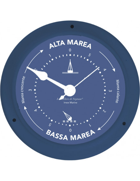 WHITE OR NAVY BLUE PAINTED METAL TIDE INDICATOR