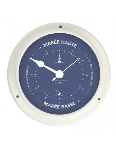 WHITE OR NAVY BLUE PAINTED METAL TIDE...