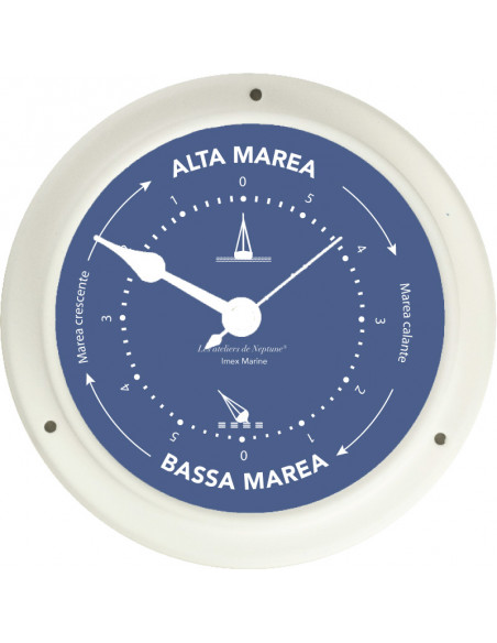 WHITE OR NAVY BLUE PAINTED METAL TIDE INDICATOR
