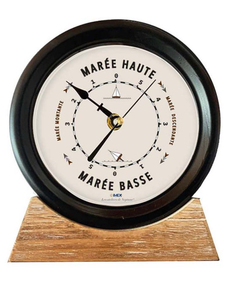 INDICADOR DE MAREAS DE SOBREMESA METAL Y MADERA