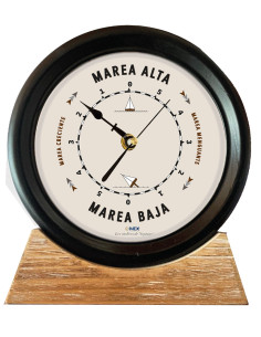 RELOJ DE MAREAS SOBRE BASE DE MADERA 2