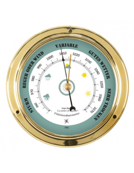 BAROMÈTRE EN LAITON