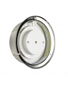 BARÓMETRO EN MARCO DE LATÓN CROMADO 2