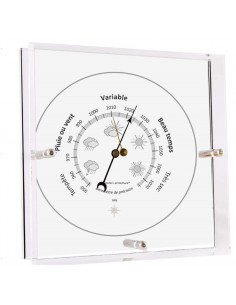 DESKTOP / HANGING BAROMETER ON ACRYLIC FRAME