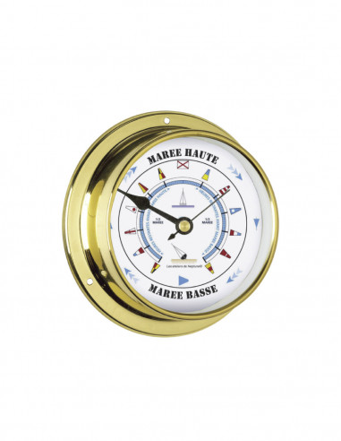 INDICADOR DE MAREAS EN MARCO DE LATÓN