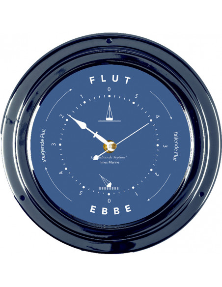 WHITE OR NAVY BLUE PAINTED METAL TIDE INDICATOR