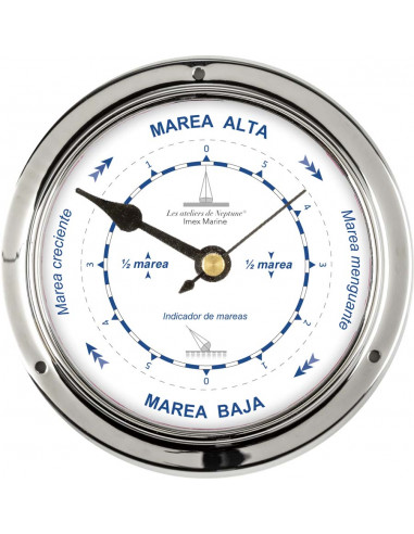 INDICADOR DE MAREAS EN MARCO DE LATÓN...